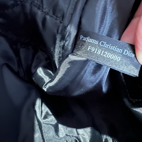 NWOT Vintage Tweed Dior Parfums Beaute Large cosmetic case - Picture 6 of 10